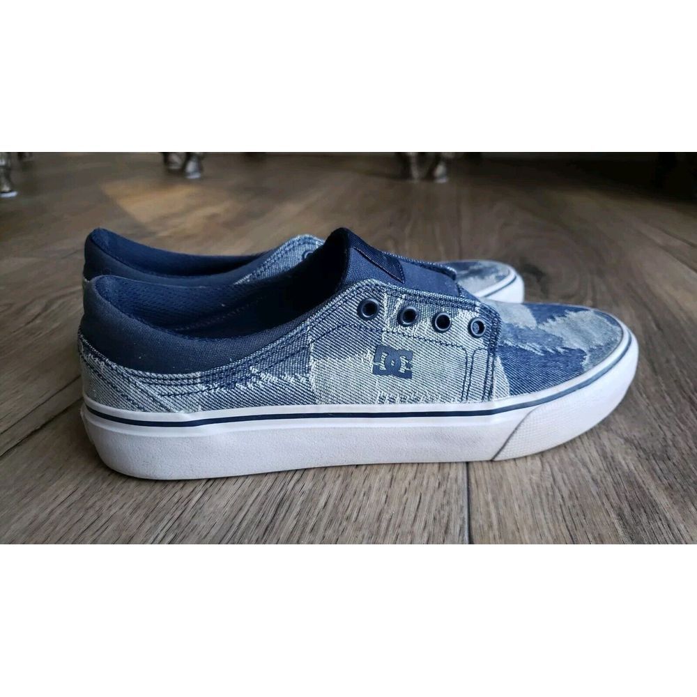 DC Shoes Trase TX SE Women's skate‎ shoes lace up sneakers gray white size 7.5